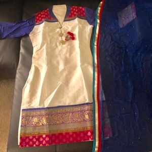 Patiala heavy suit with duppata